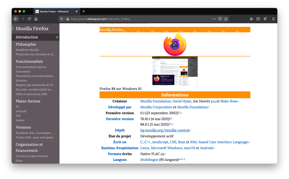 Wikiwand © Mathieu Grumiaux pour Clubic
