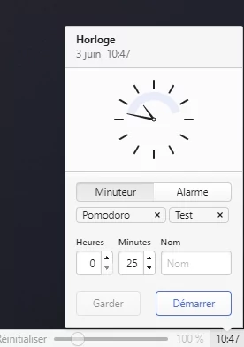 horloge Vivaldi © Capture d'écran