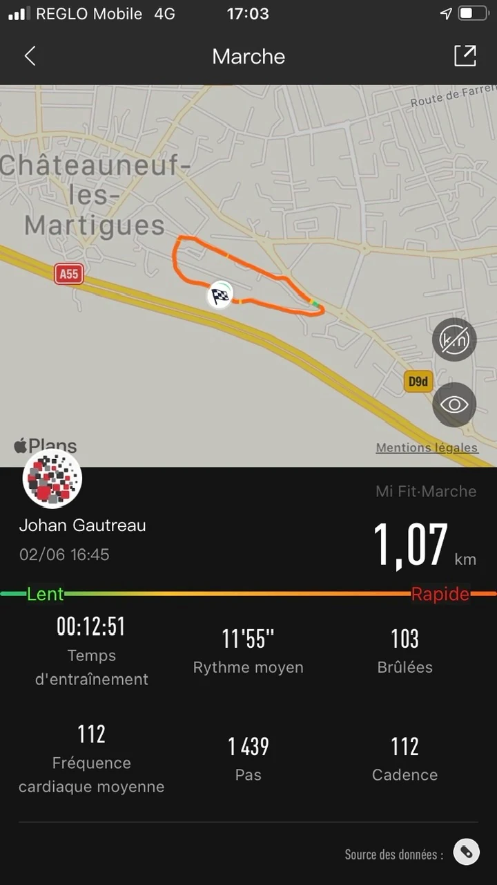 Amazfit T-Rex Pro - Sport 2 © Johan Gautreau