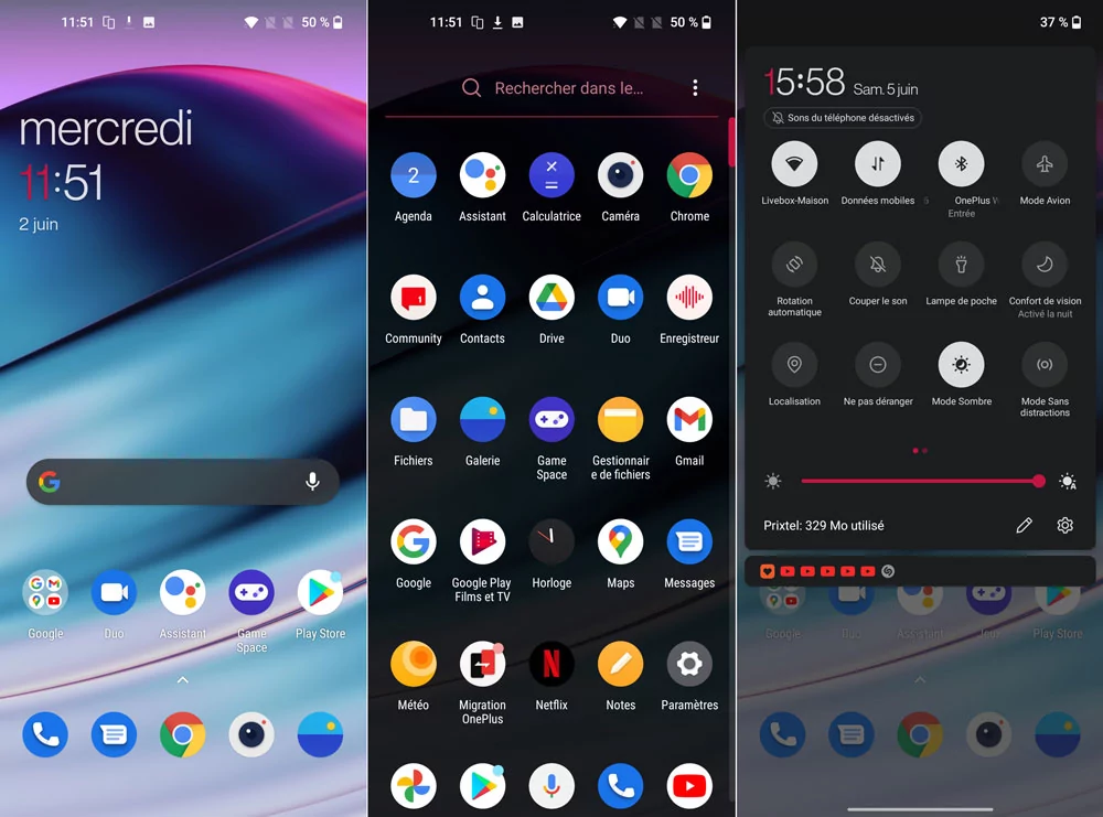 interface oneplus ce 5g