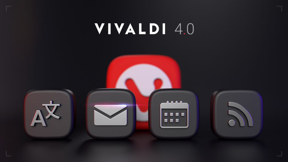 Vivaldi 4.0 est de sortie : traduction intégrée, solutions email, calendrier et lecteur RSS en bêta au menu