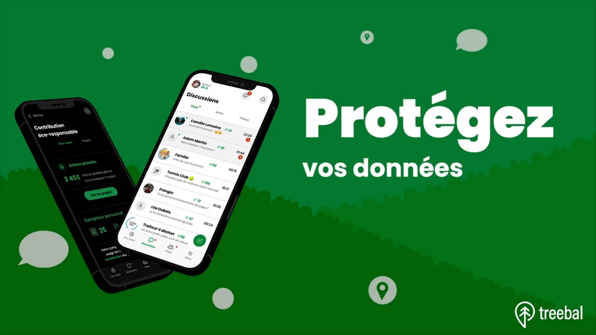 Treebal protège les données © Treebal