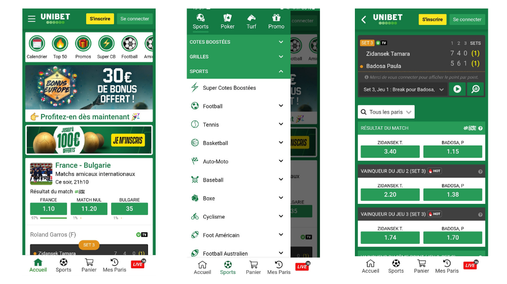 Unibet © © Unibet