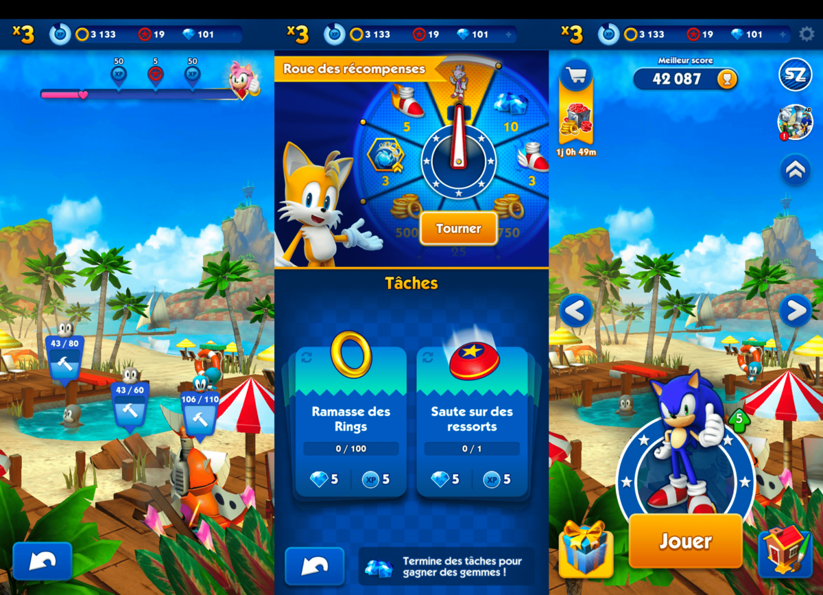 télécharger sonic dash android