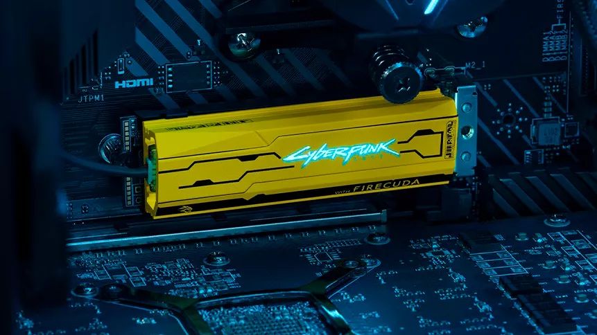 Seagate lance un SSD FireCuda 520 en édition limitée Cyberpunk 2077