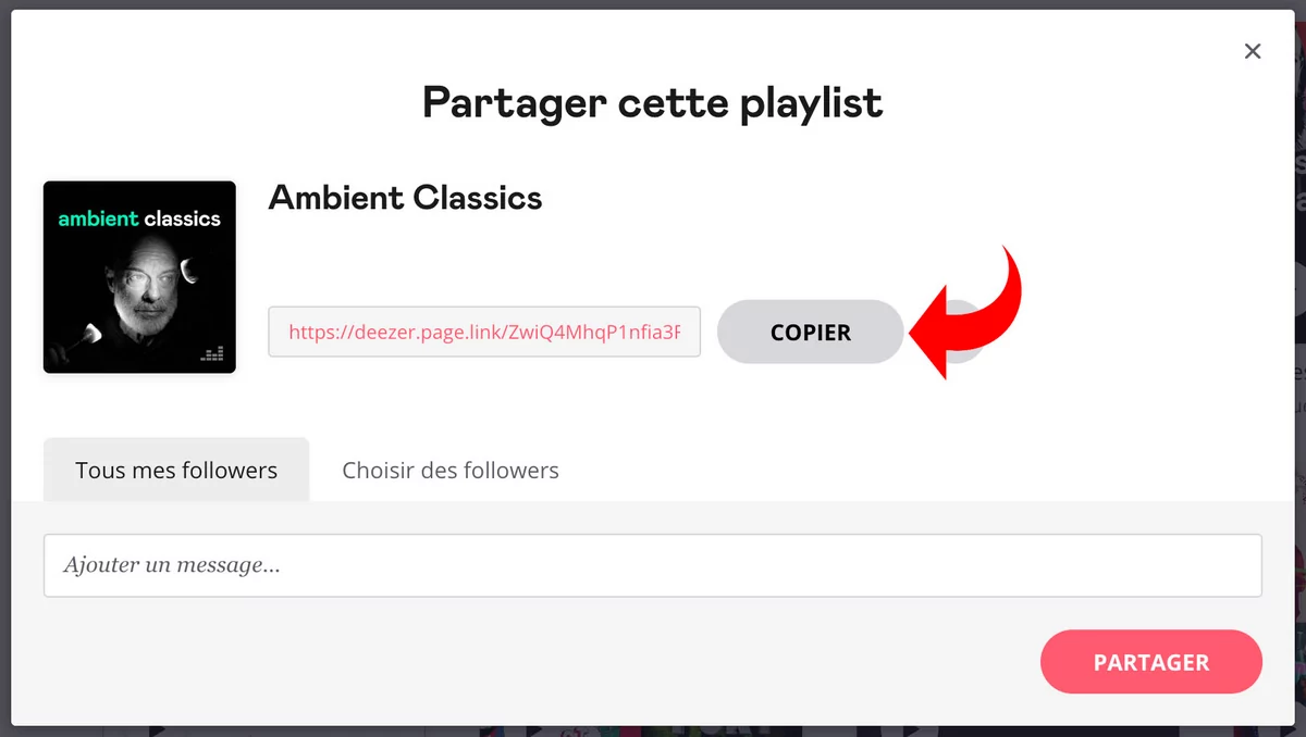 transfert playlist deezer