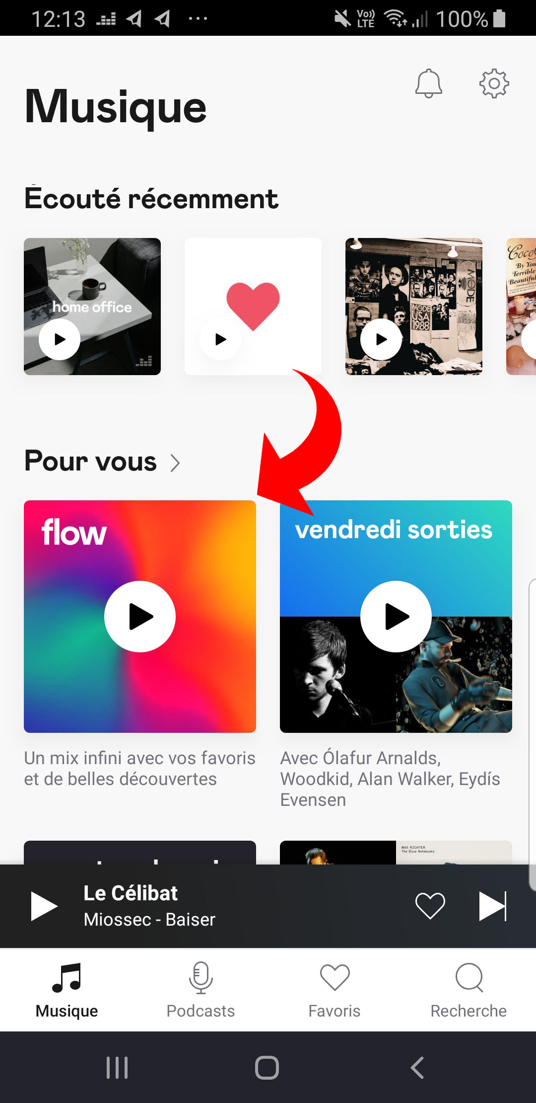 Découvrir de la musique sur Deezer