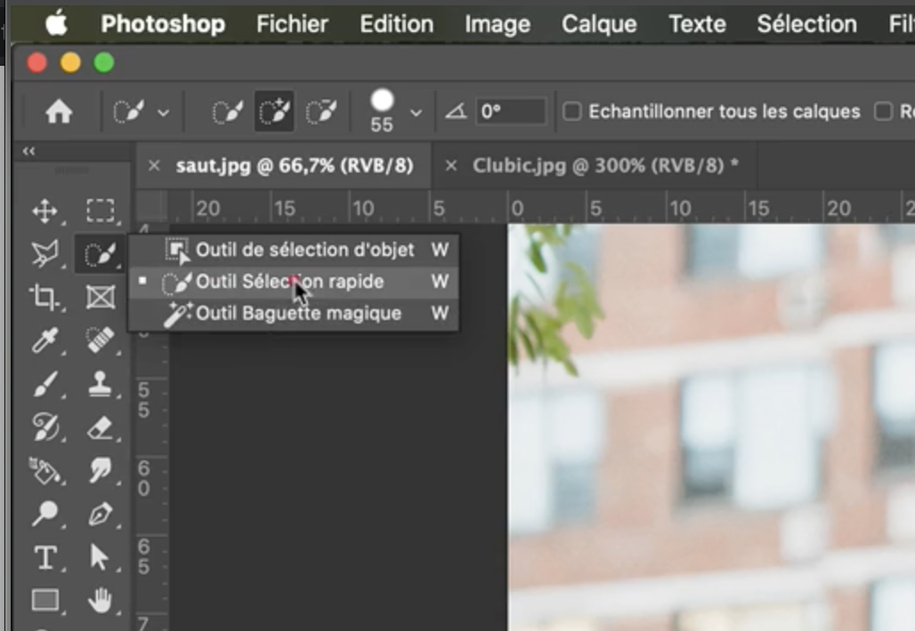Comment sélectionner rapidement un élément dans