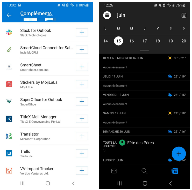 Télécharger Microsoft Outlook pour Android (gratuit)  Clubic