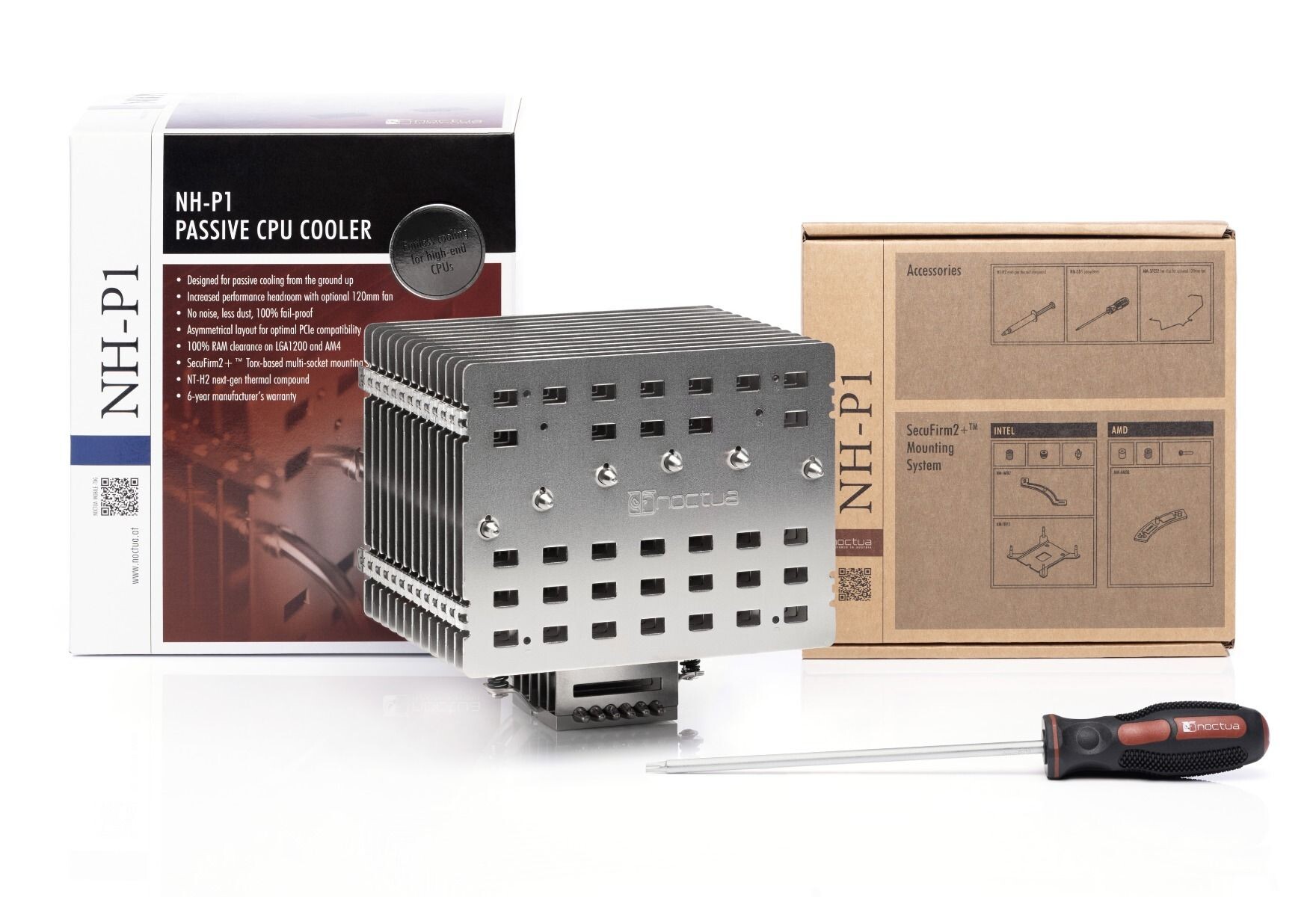 Noctua lance le NH-P1 : une solution passive pour refroidir jusqu'au Core i9-11900K