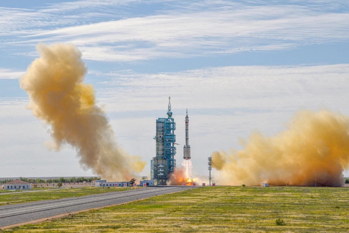 Shenzhou 12 décollage CZ-2F © CNSA/CMSEO