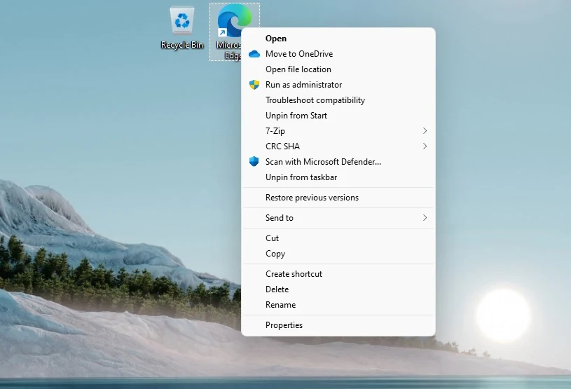 Windows 11 - Menu contextuel © Windows Latest