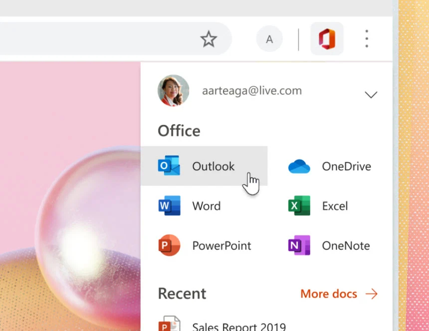 Microsoft proposera bientôt une extension Outlook sur Edge et Chrome