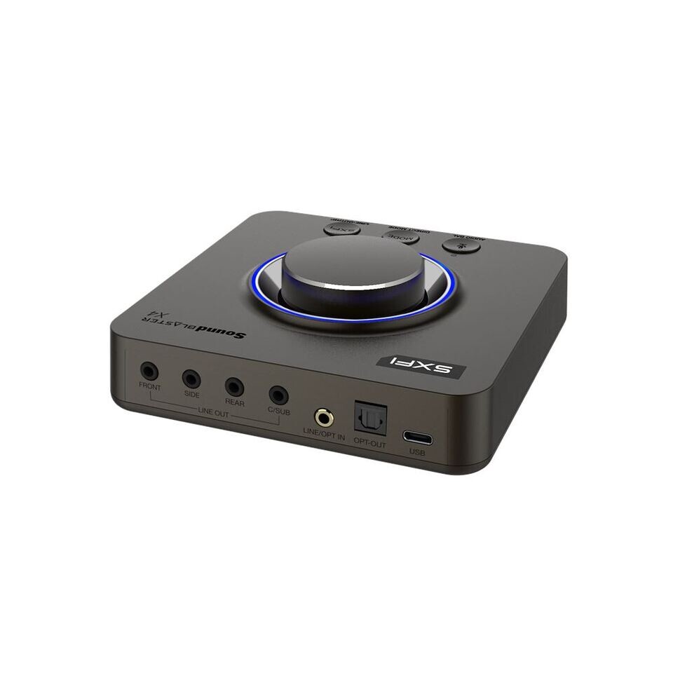 Creative annonce sa Sound Blaster X4, riche en connectique et en fonctions de communication