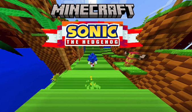 Sonic fête ses 30 ans et s'invite sur Minecraft