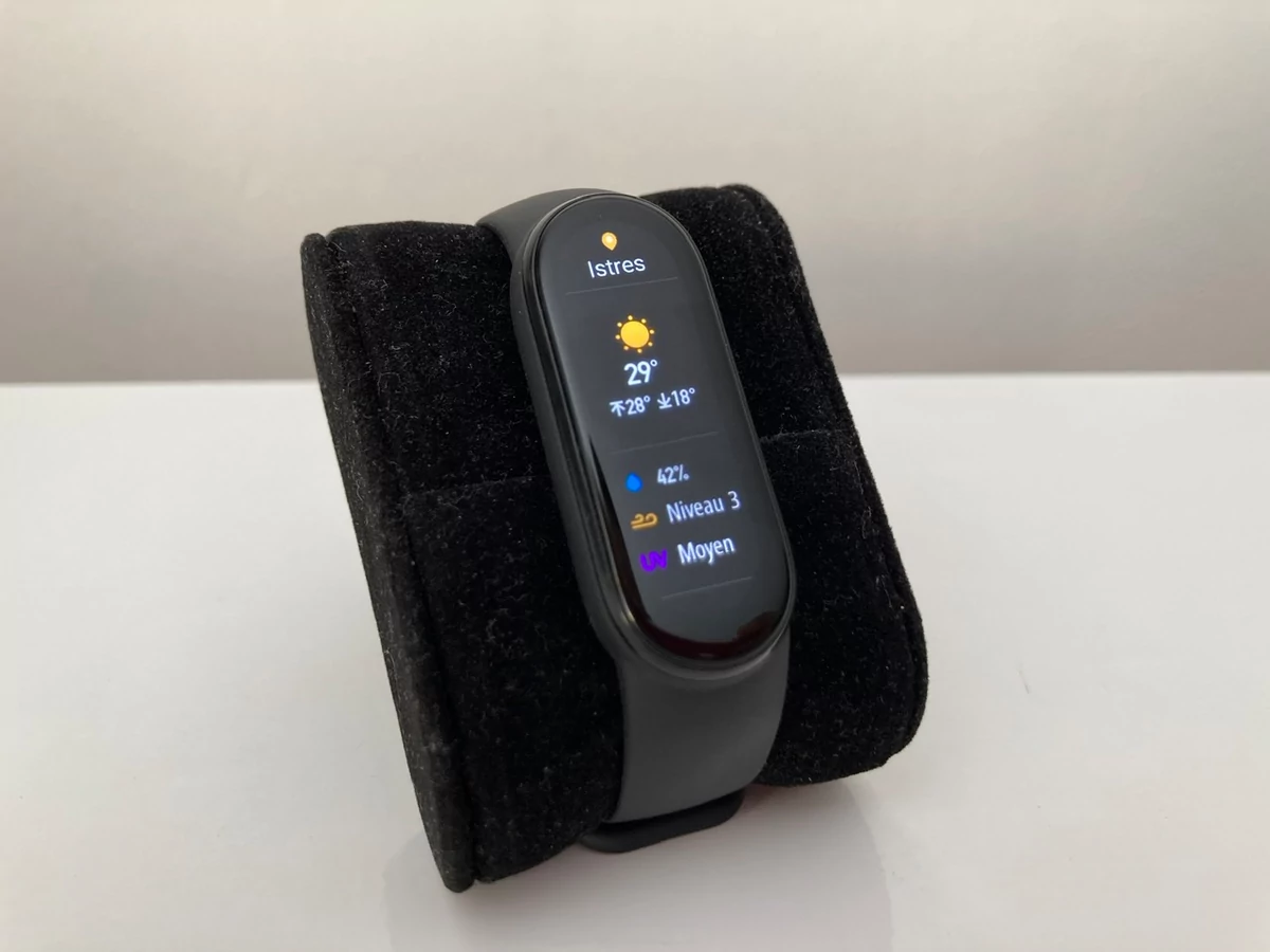 Xiaomi Mi Band 6 - Météo © Johan Gautreau