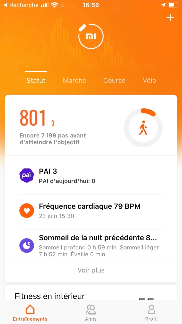 Xiaomi Mi Band 6 - Mi Fit 1 © Johan Gautreau