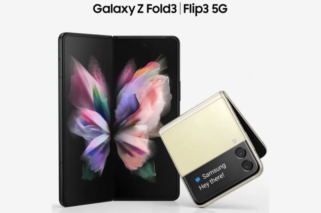Les pliables Galaxy Z Fold 3 et Z Flip 3 de Samsung se montrent en photo