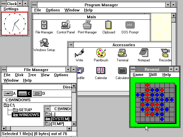 Windows 3.0 © Tyomitch