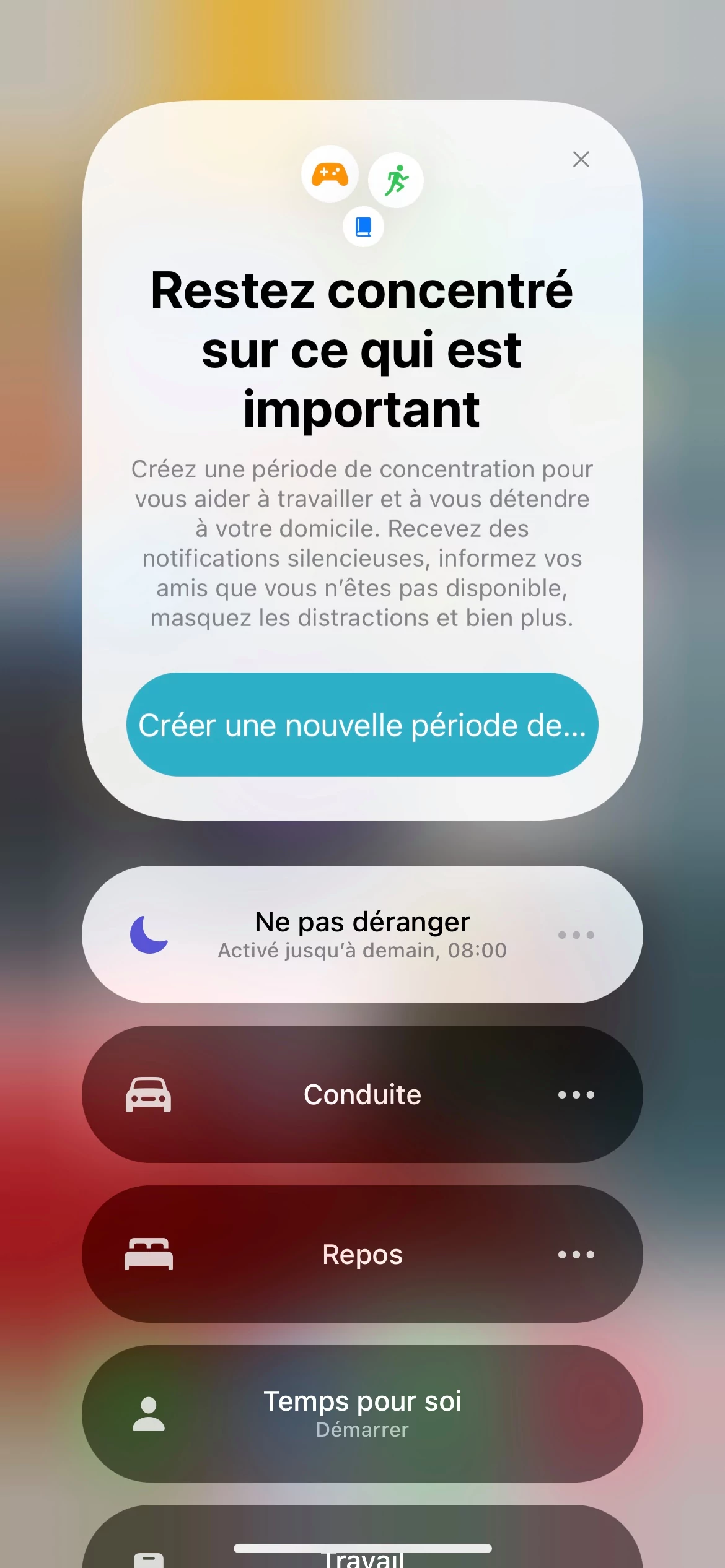 Focus iOS 15