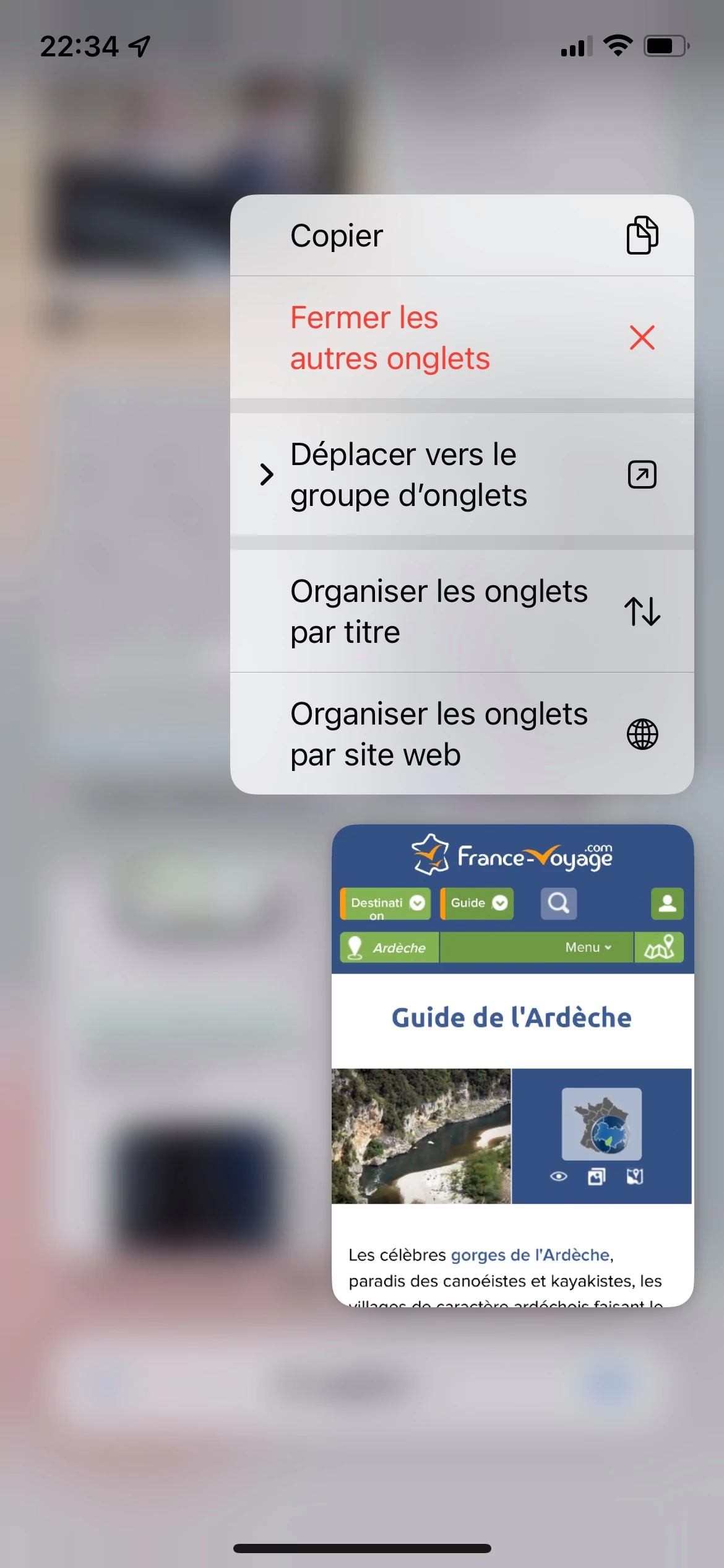 Safari iOS 15