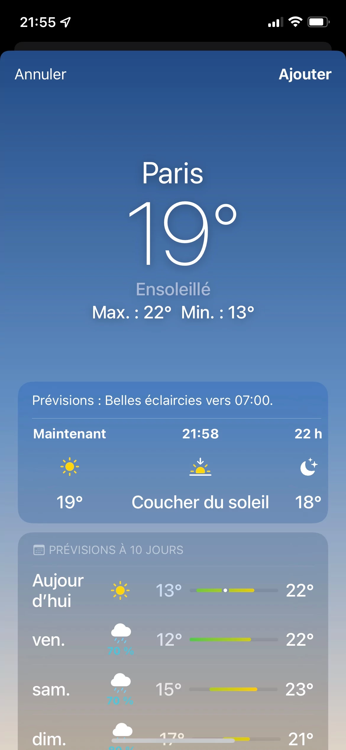 Meteo iOS 15