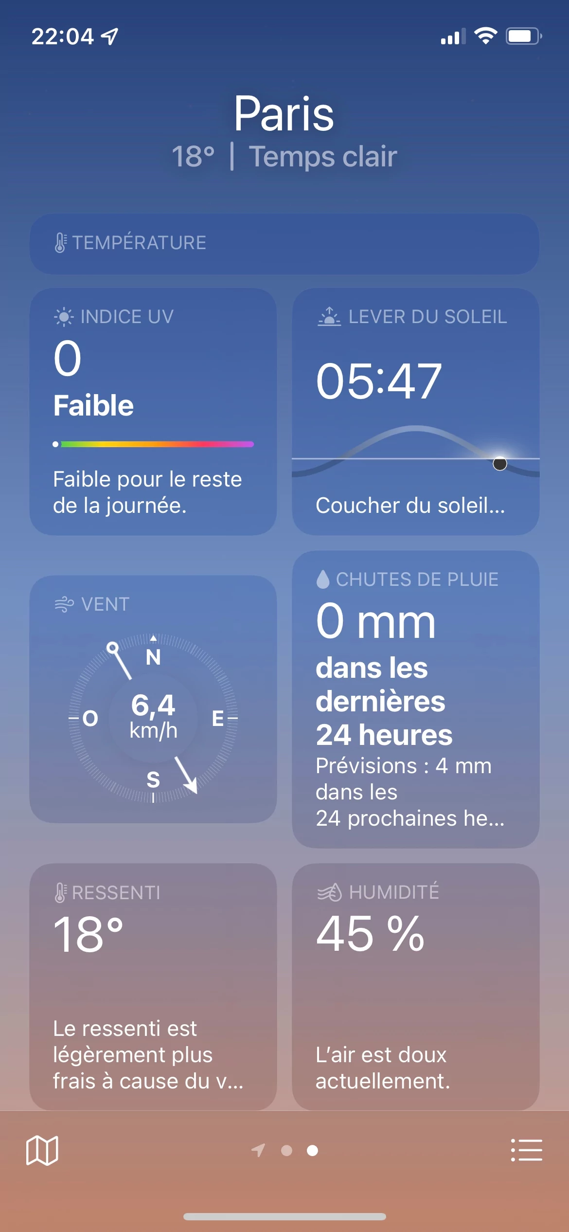 Meteo iOS 15