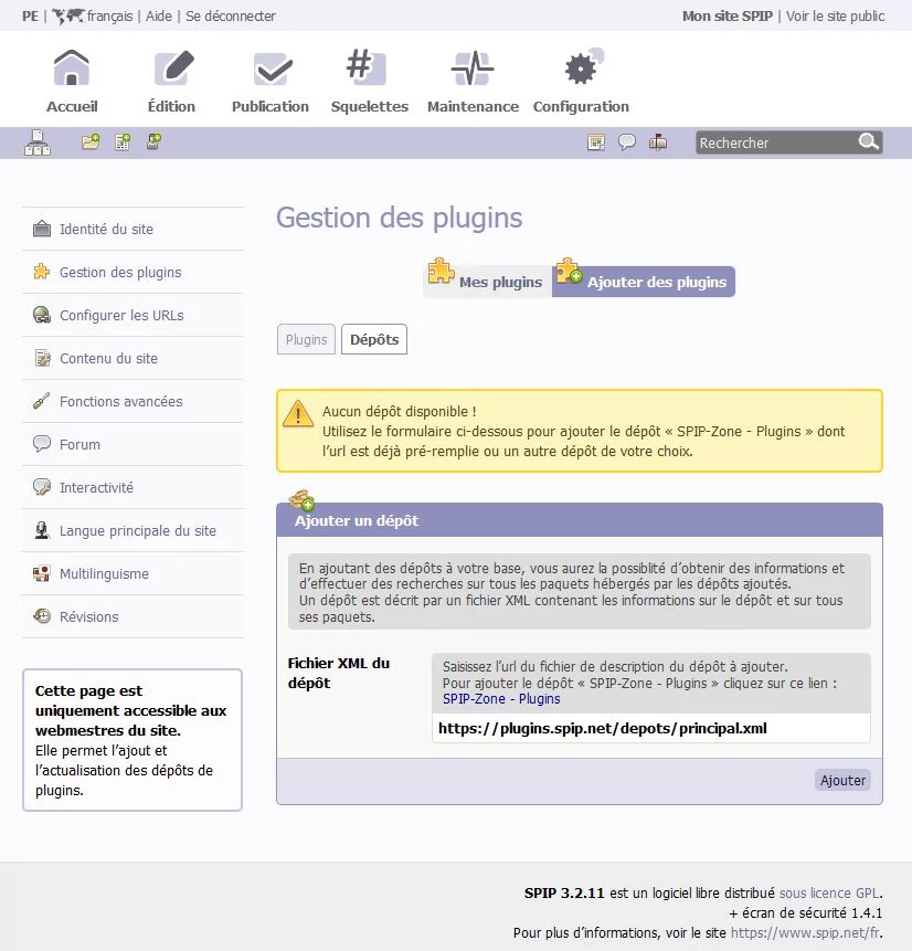 spip_plugins © P-E LAURENT