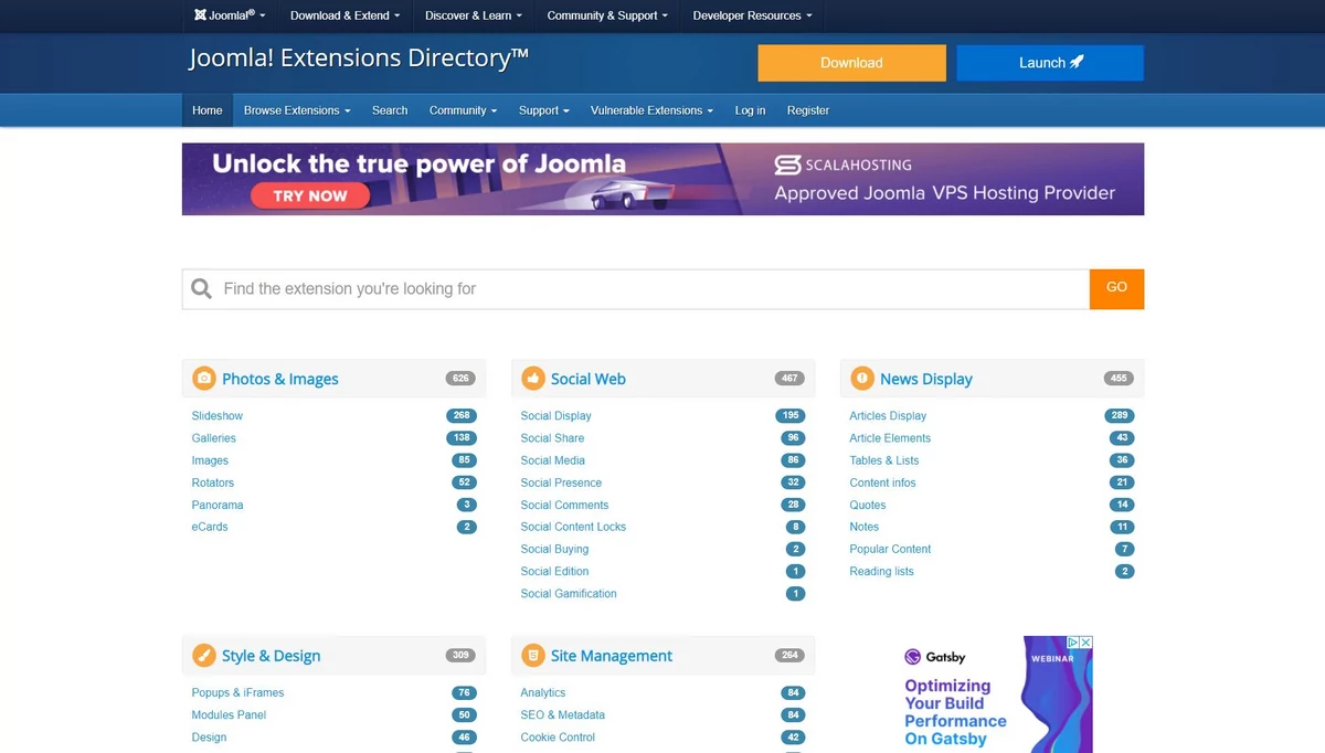 joomla_extensions © P-E LAURENT