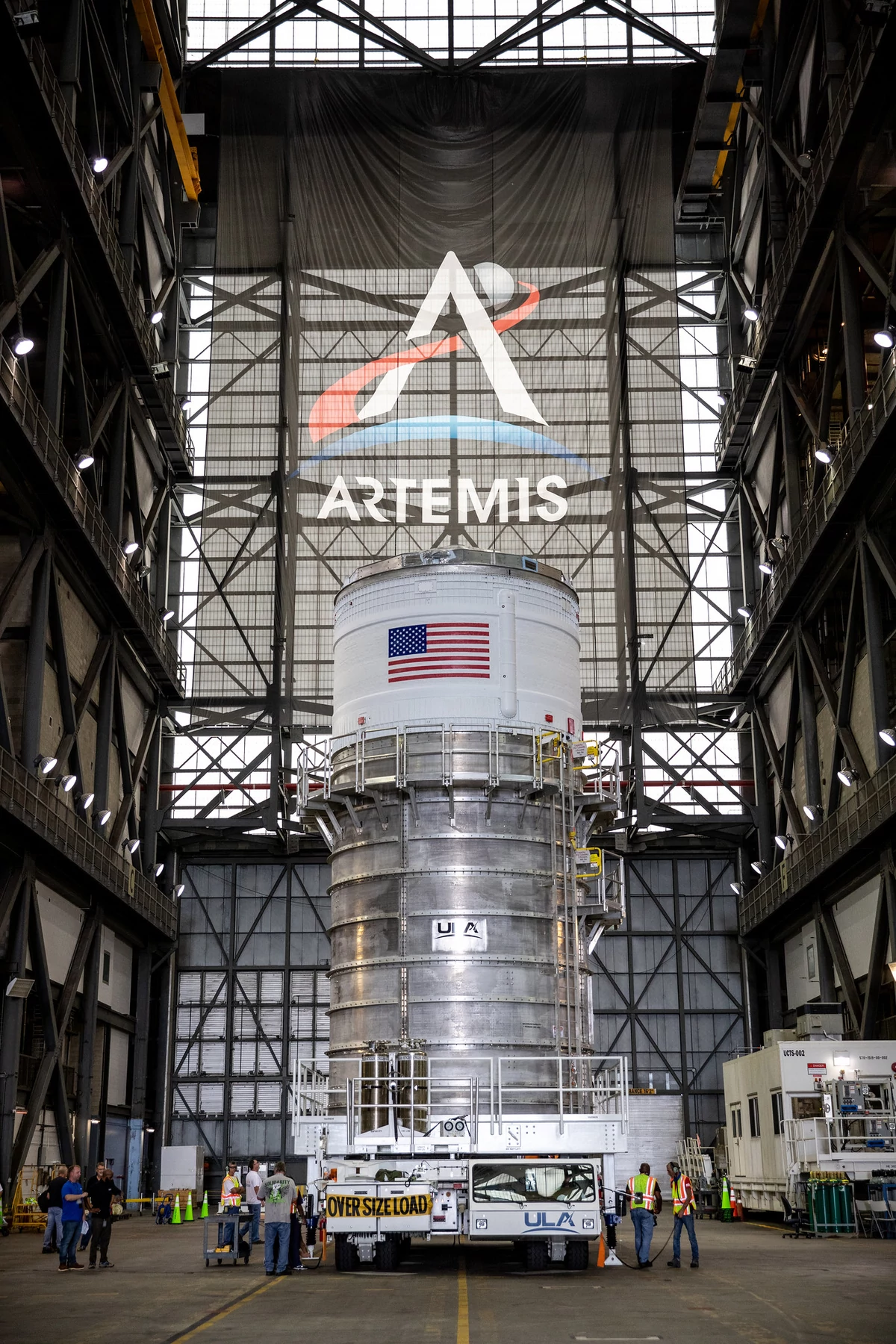 SLS assemblage Artemis 1 ICPS © NASA/Kim Shiflett