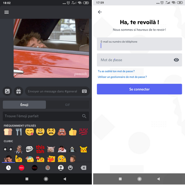 Discord appli android