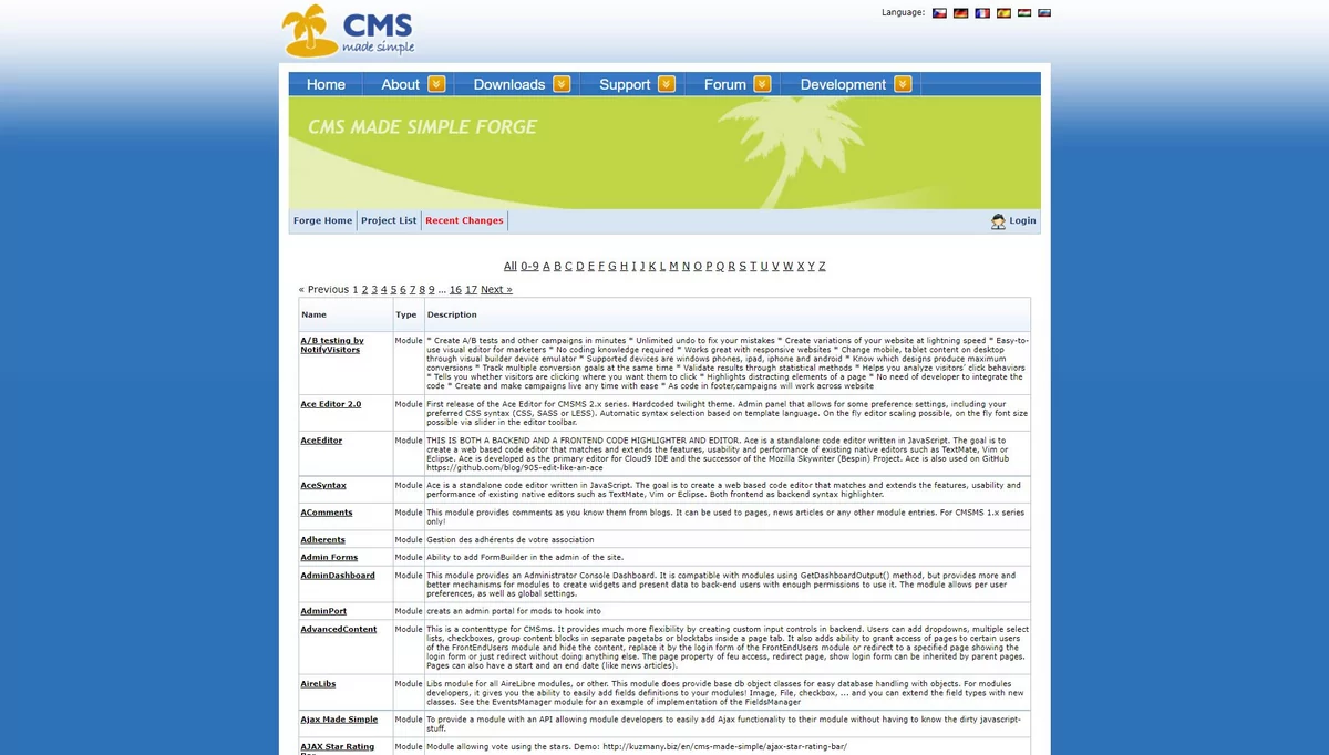 cms made simple-extensions © P-E LAURENT