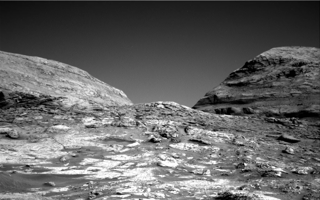 Curiosity vallée canyon Navarro © NASA/JPL-Caltech