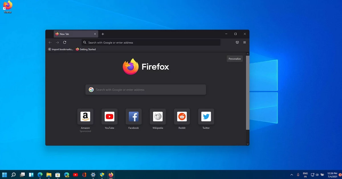 Mozilla Firefox © Windows أحدث