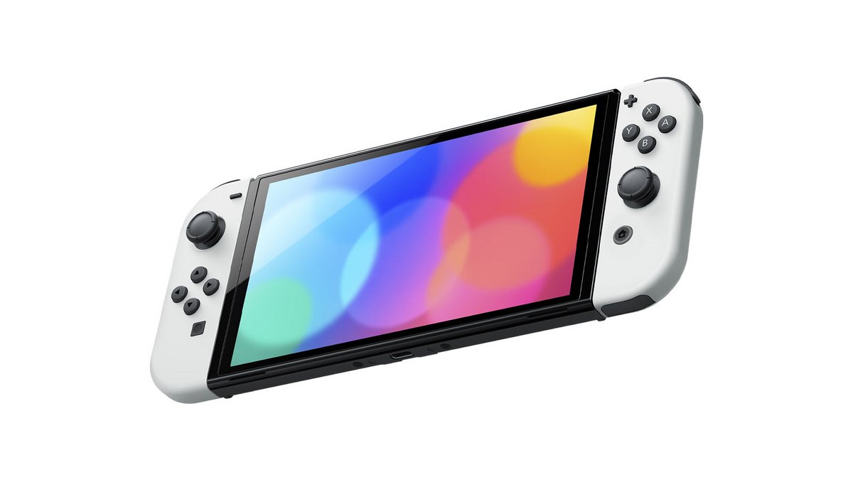 Le bel écran de la Nintendo Switch OLED © Nintendo