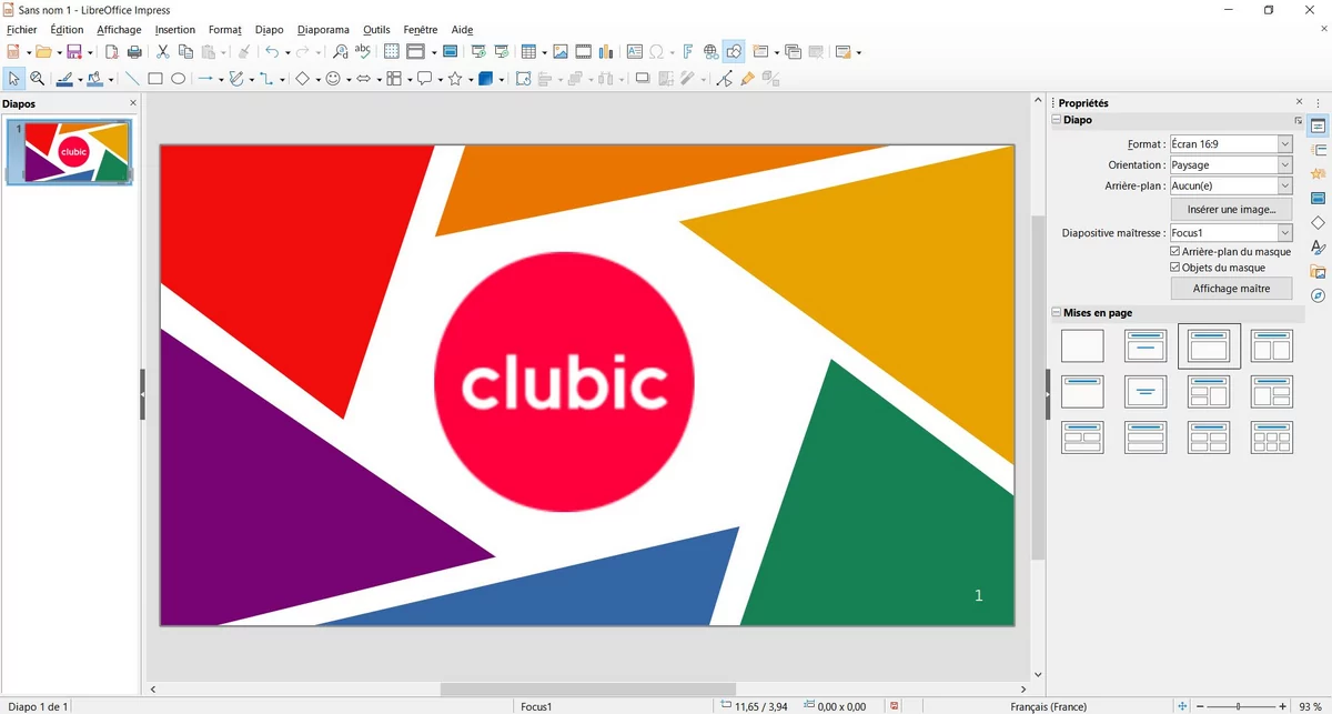libre office impress © Alexia Coué
