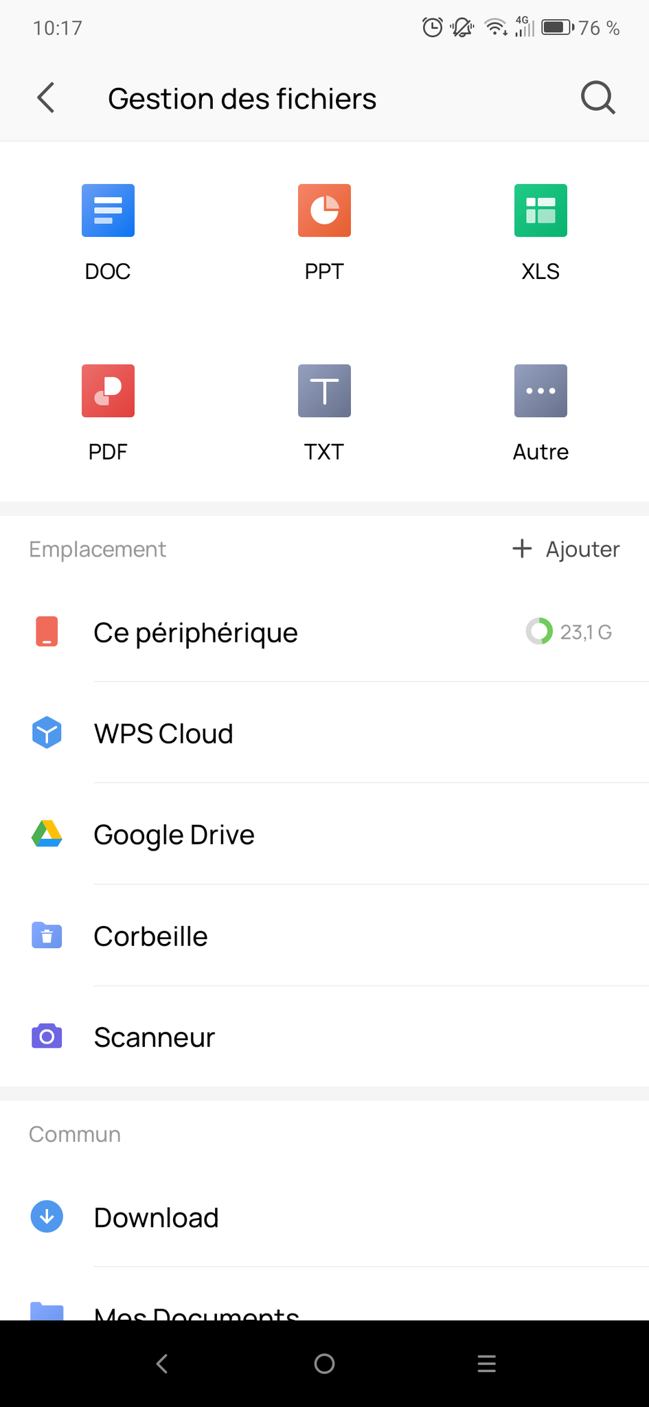 wps office fichiers © Alexia Coué