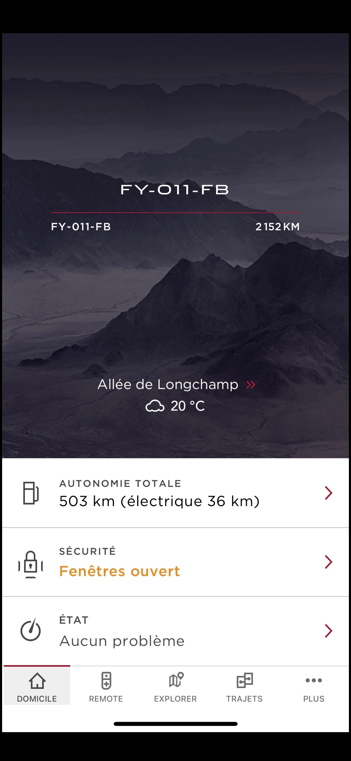 App Jaguar F-PACE P400e SE R-Dynamic © Jaguar