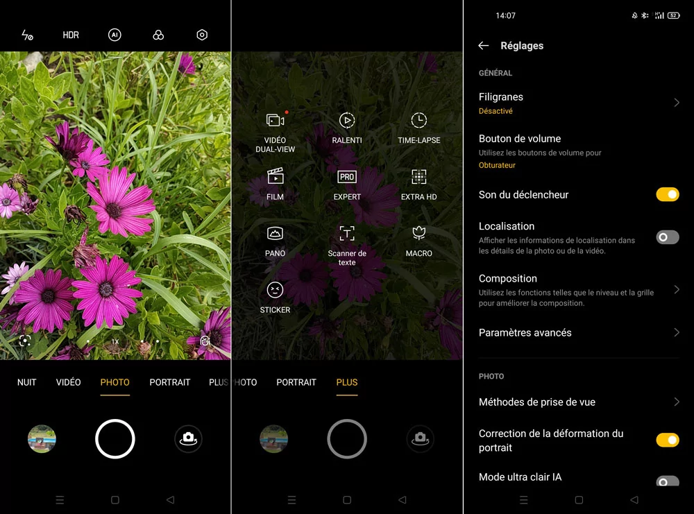 application photo oppo find x3 lite