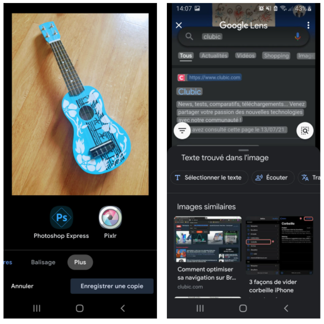 Capture d'écran Google Photos 3