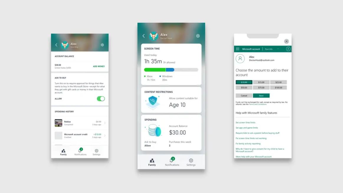 Xbox : une mise à jour de l'application familiale pour mieux contrôler les dépenses des enfants