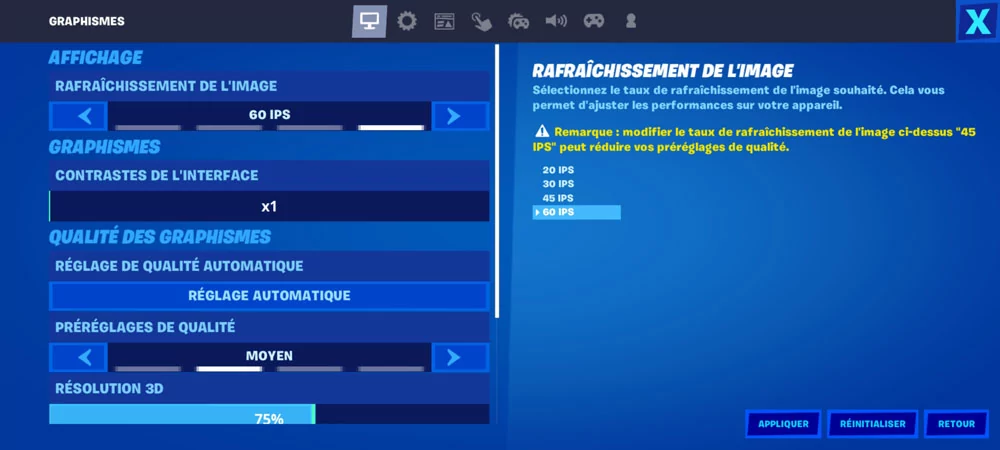 graphismes fortnite