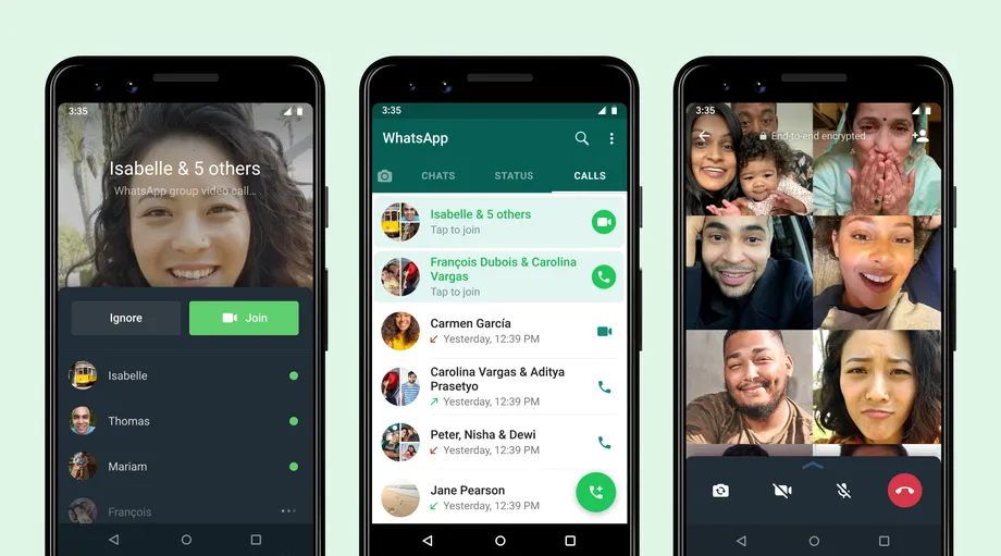 WhatsApp va enfin permettre de rejoindre un appel vidéo en cours