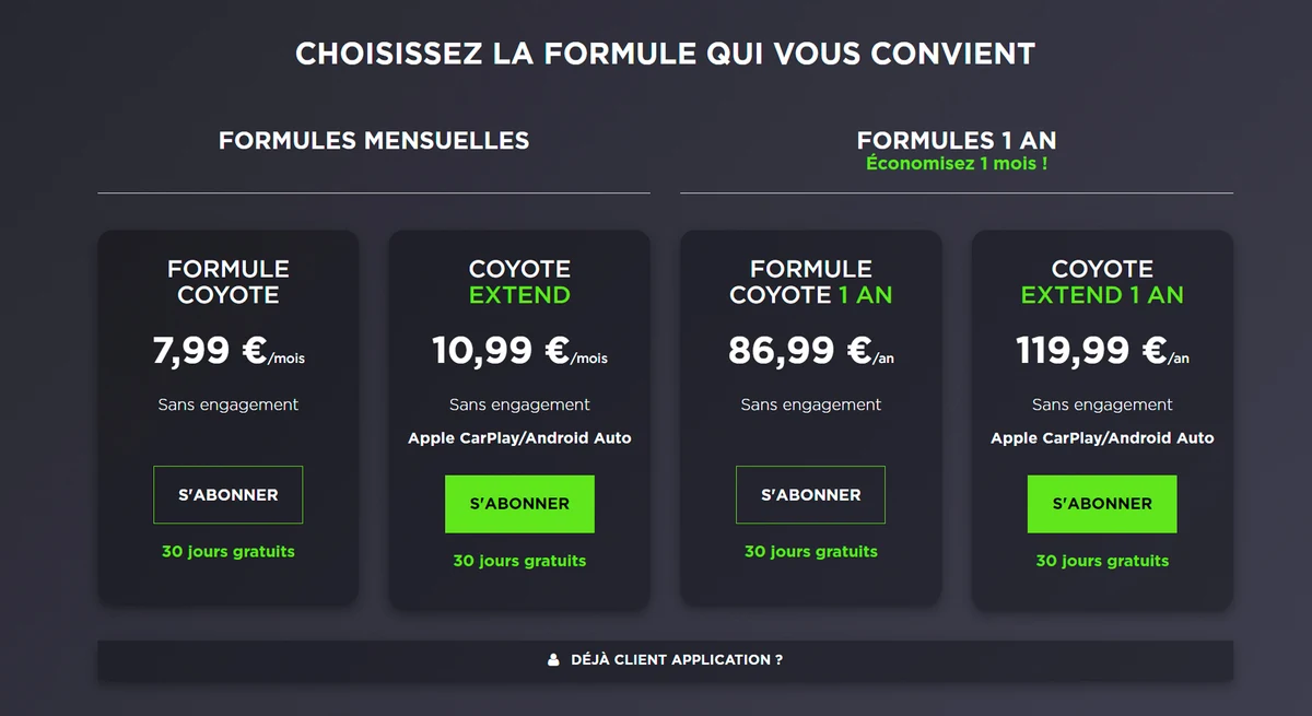 Coyote Android Auto © Coyote