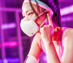 Cyberpunk is coming... LG ajoute micro et haut-parleur à son masque purificateur d'air