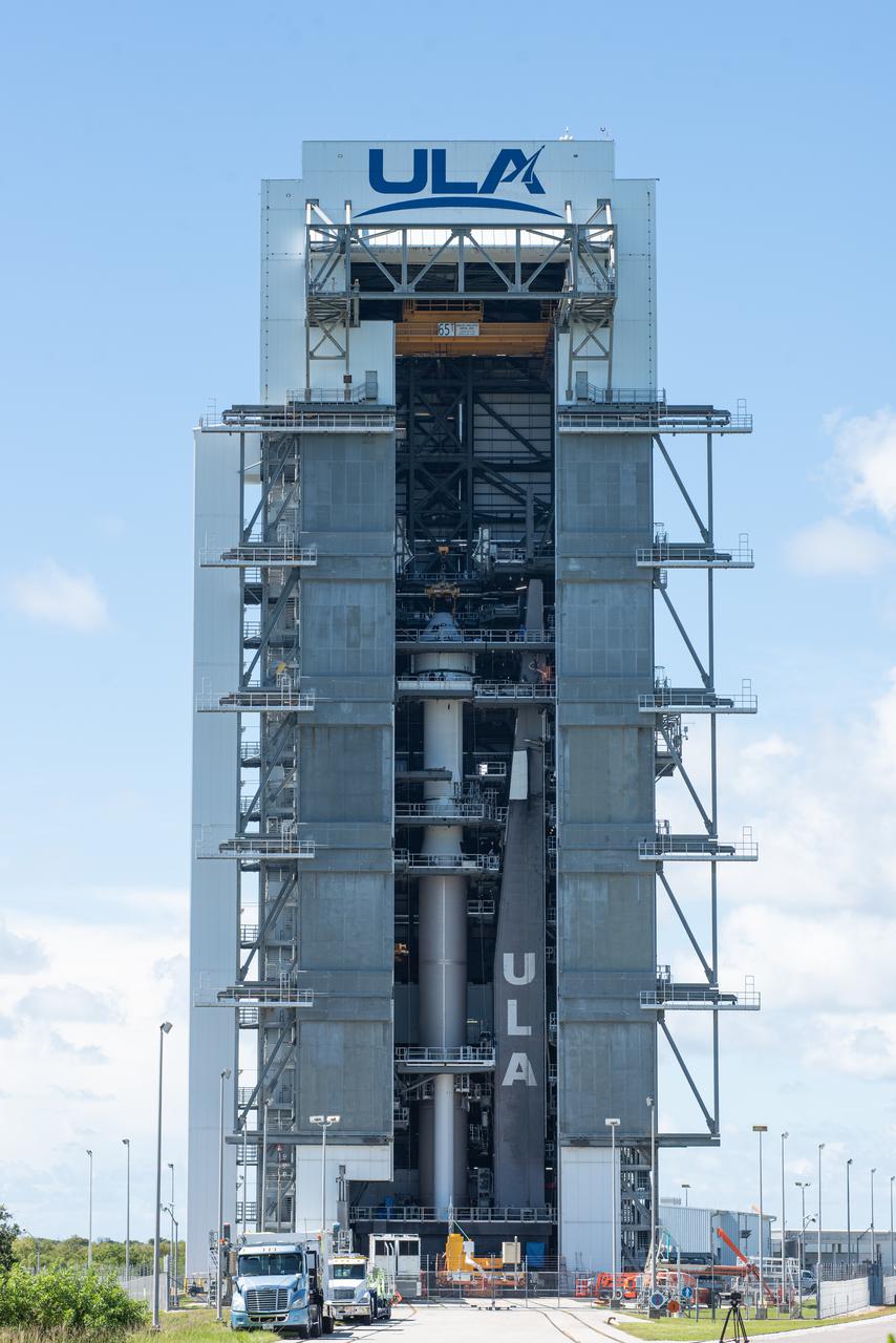 Starliner en haut de son lanceur Atlas V. Crédits ULA