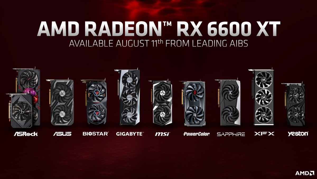 AMD Radeon RX 6600 XT © AMD