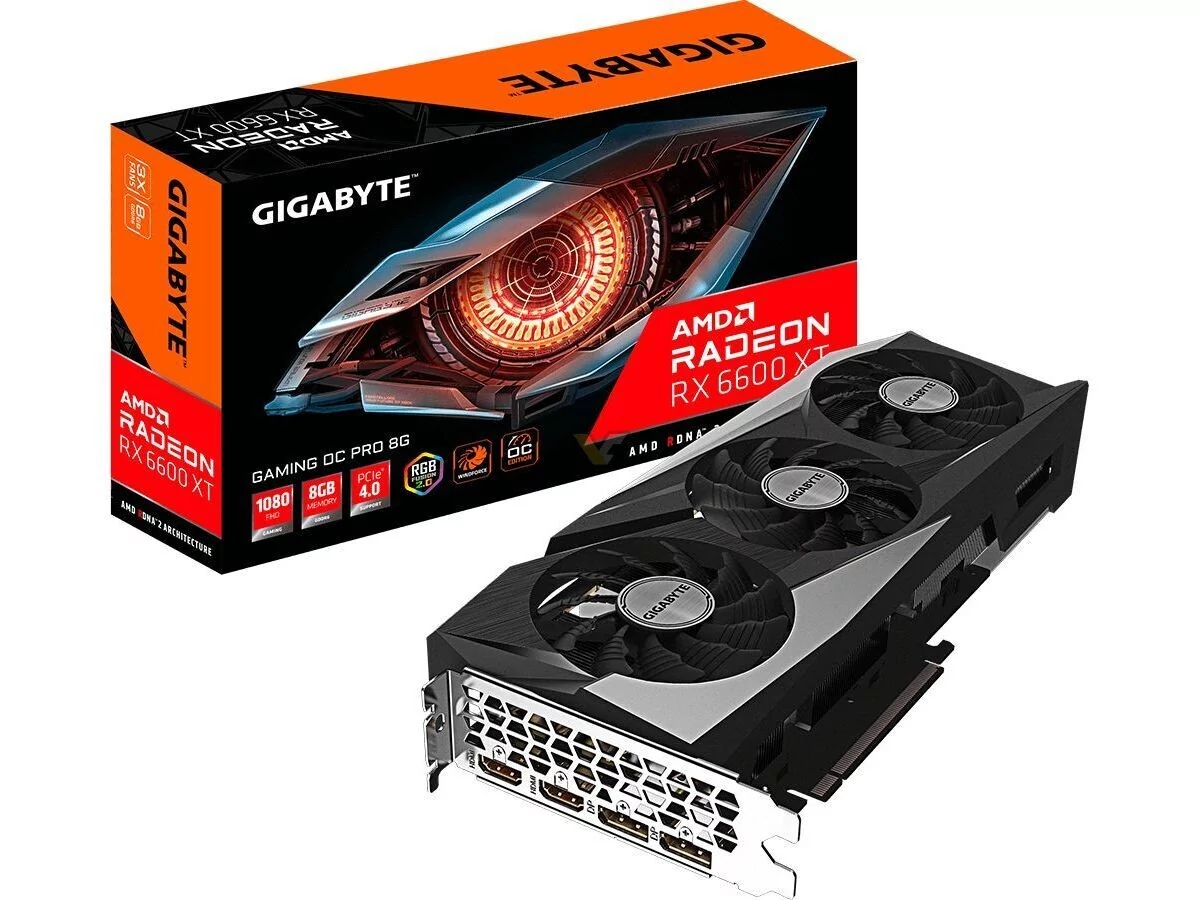 Gigabyte RX 6600 XT Gaming OC Pro 8G © Gigabyte