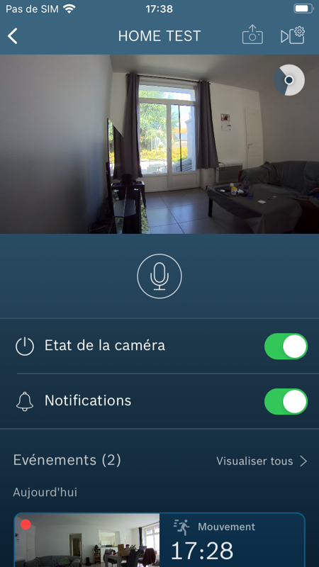 Test Bosch Caméra intérieure 360°