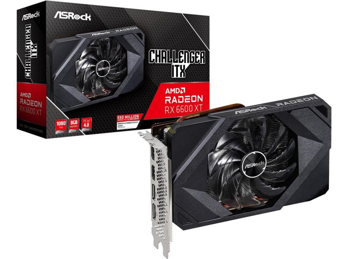 ASRock Challenger ITX : première carte graphique RDNA 2 simple ventilateur